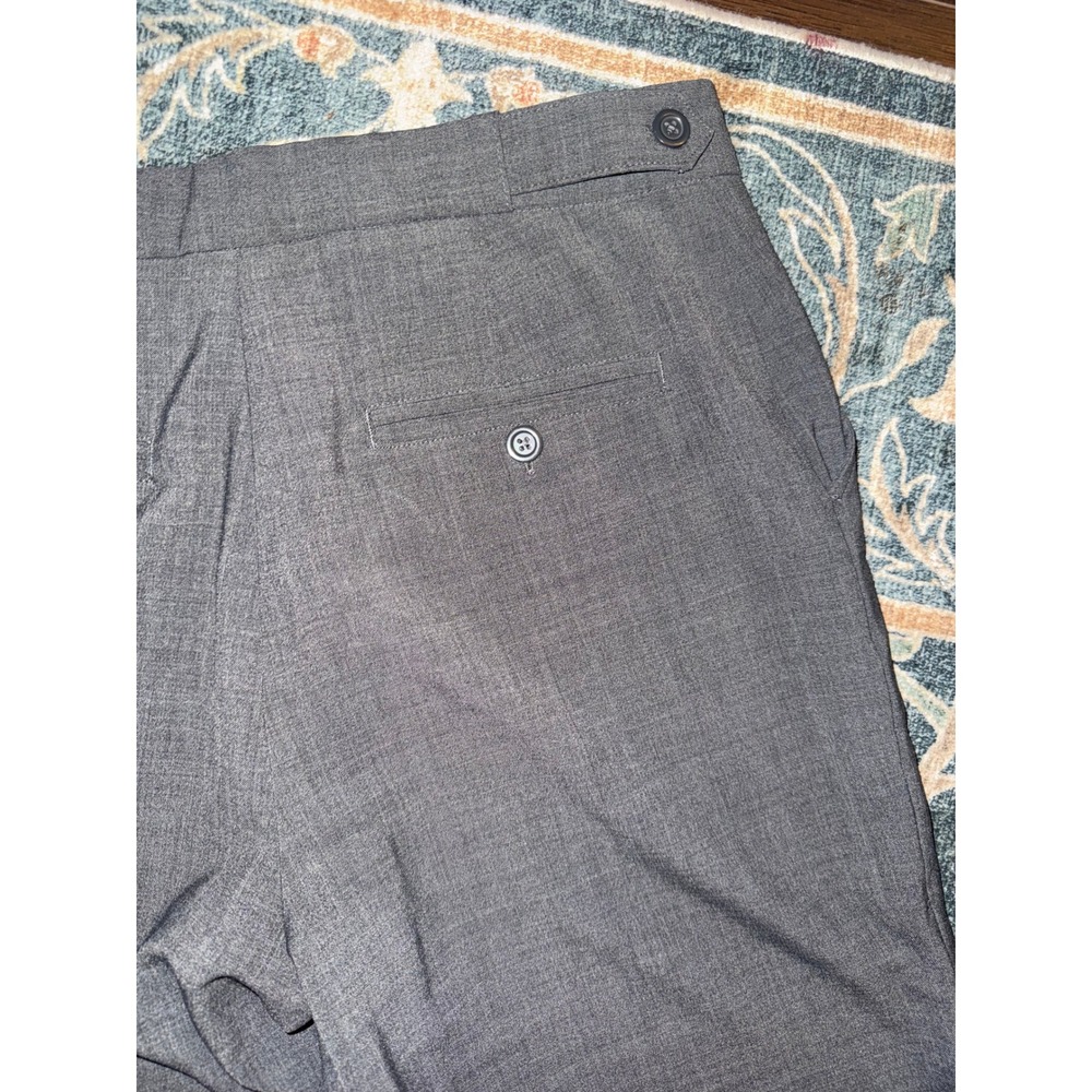 Gap Gray Women's Dress Pants Charcoal Gray Wool Blend Trousers | size 6 r - Picture 8 of 12